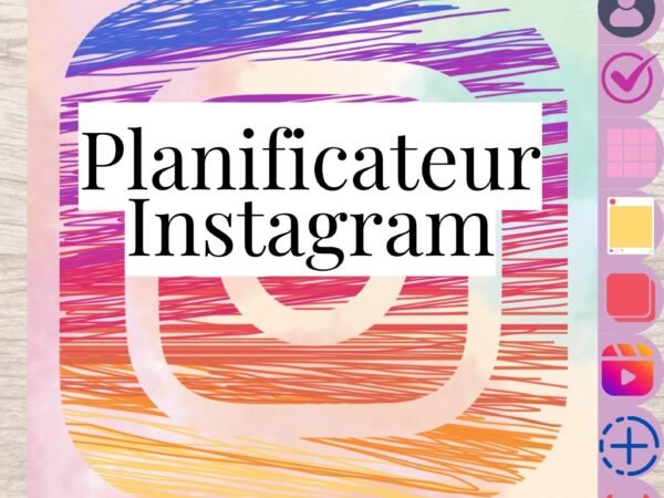 Planificateur Instagram Reels, Planificateur des médias sociaux, Planificateur IG imprimable, Imprimez ou utilisez-le numériquement dans Goodnotes, Améliorez votre présence sur les réseaux sociaux.